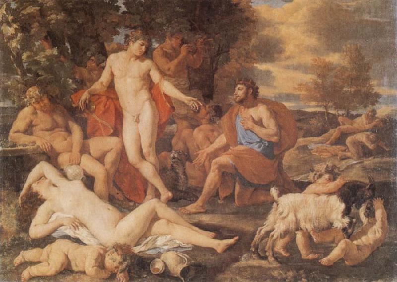 Nicolas Poussin Midas and Bacchus